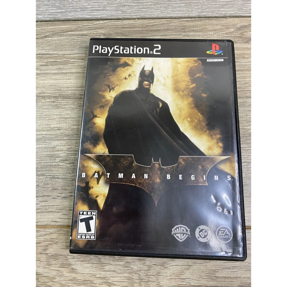 Batman Begins Sony PlayStation 2 PS2 Case and Manual Only No Game SLUS-21198
